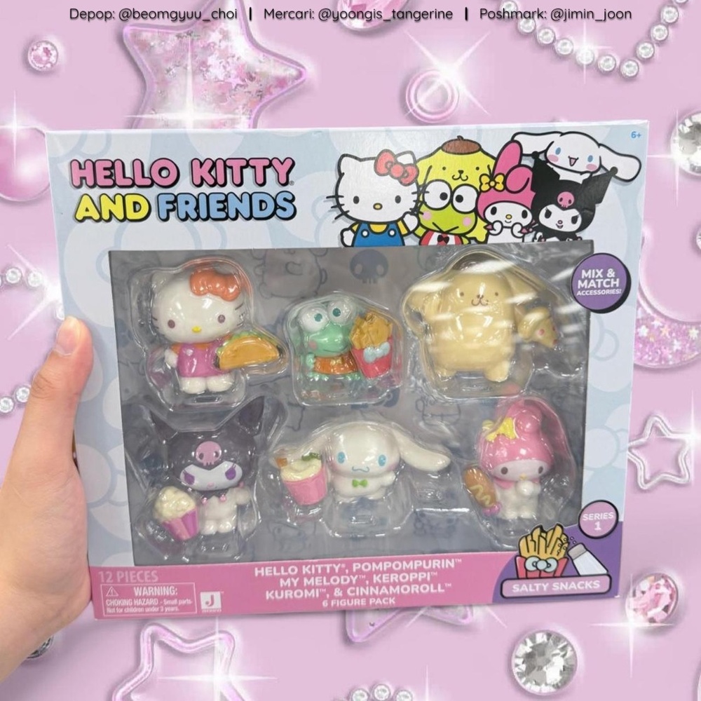 Sanrio Hello Kitty and Friends 6pc figurines set